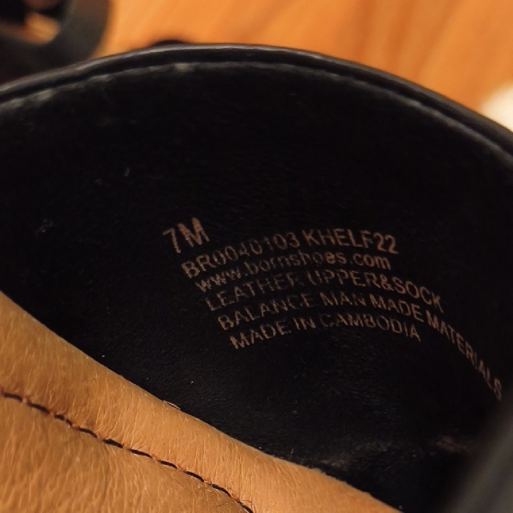 Born Nellie Black Mary-Jane Wedge Shoes - Picture 11 of 11